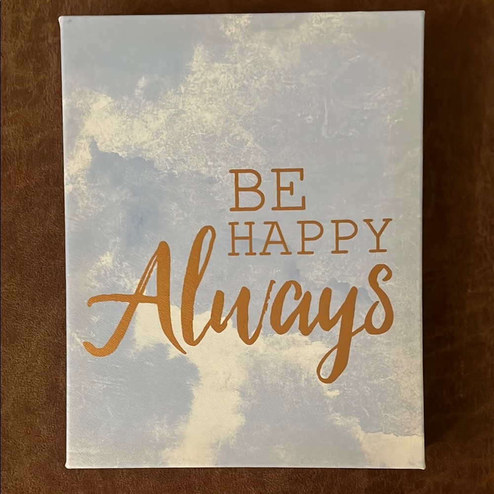 Living Colors Be Happy Always Canvas Art
